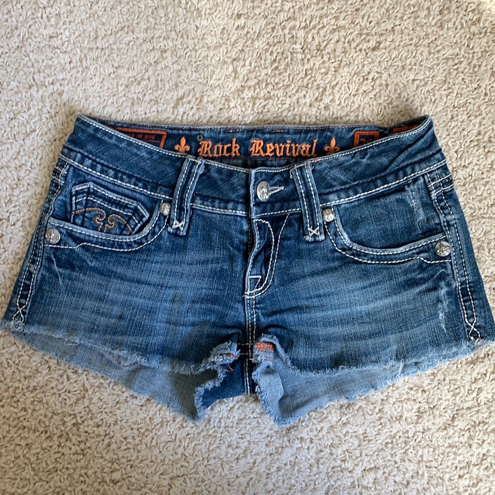 Rock Revival Debbie denim jean short 26